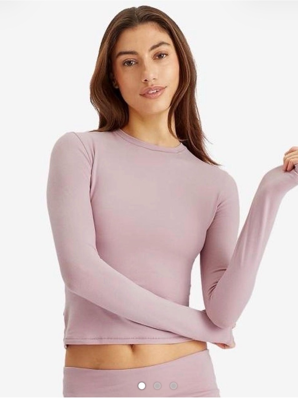 SKIMS Long Sleeve Cotton T-Shirt Jersey